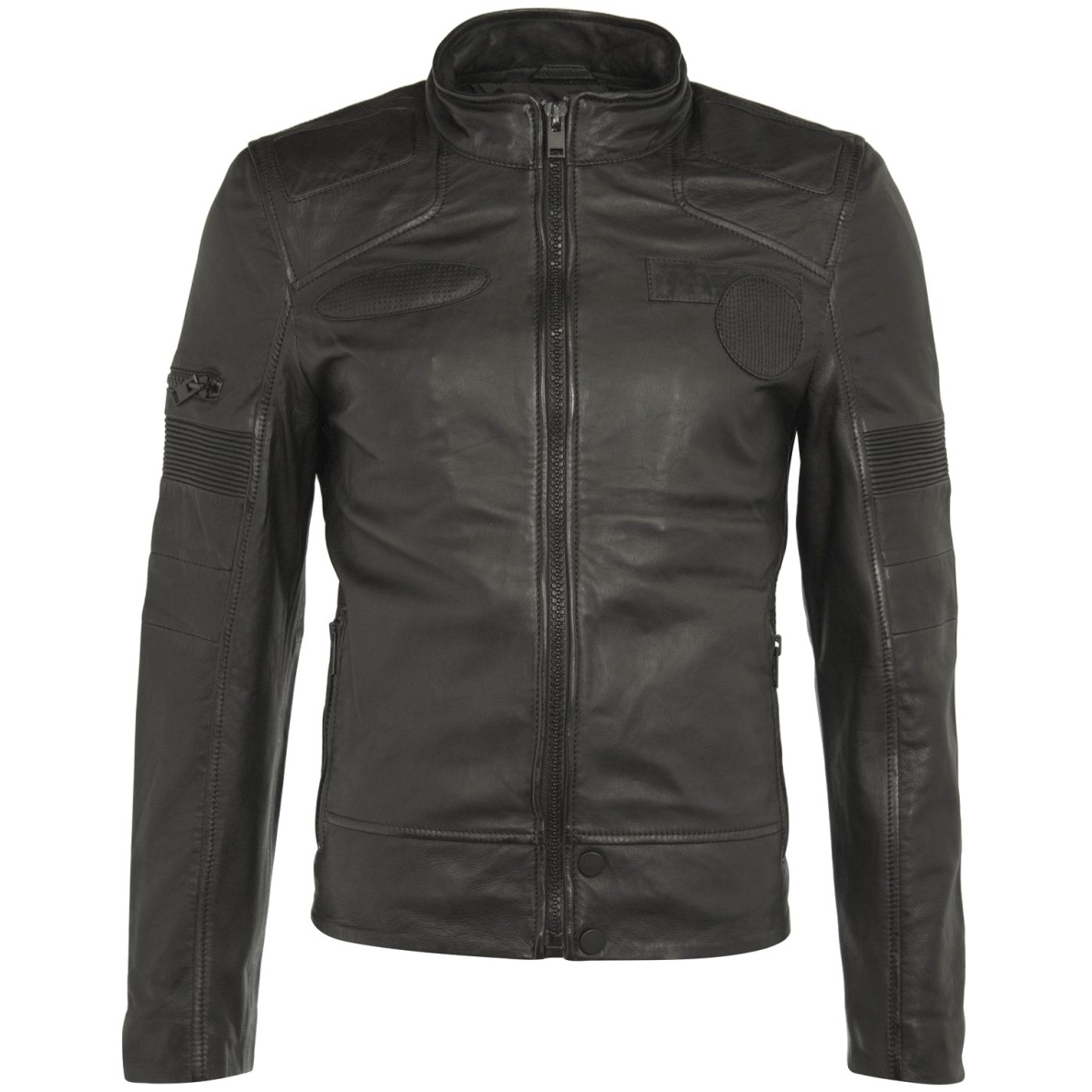 Geaca de Piele Naturala Barbati Gipsy Neagra Eero SF LAROXV – IMBRACAMINTE