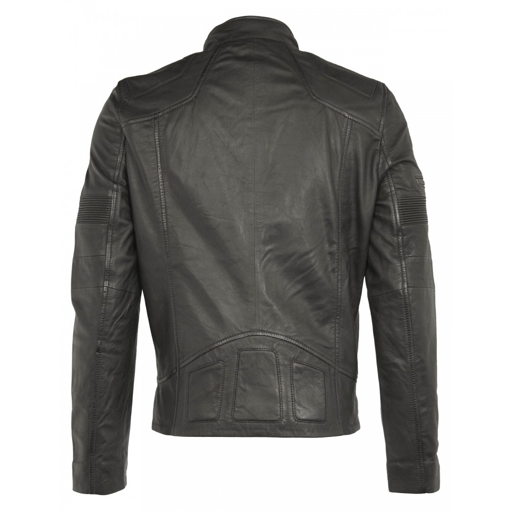 Geaca de Piele Naturala Barbati Gipsy Neagra Eero SF LAROXV Geaca de Piele Naturala Barbati Gipsy Neagra Eero SF LAROXV - readytowear.ro