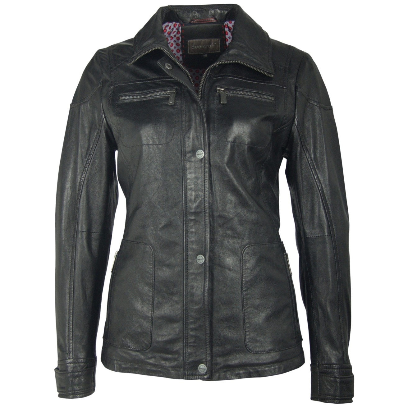 Geaca de Piele Naturala Dama Gipsy Neagra Elina W17 LATREV – IMBRACAMINTE Geaca de Piele Naturala Dama Gipsy Neagra Elina W17 LATREV – IMBRACAMINTE