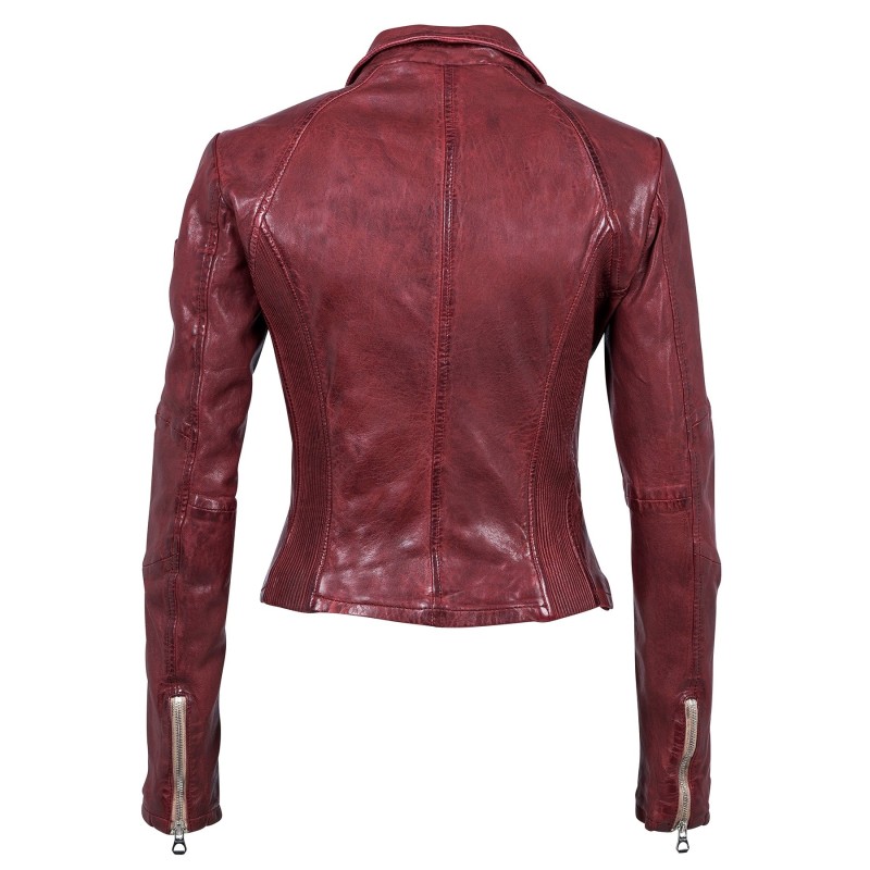 Geaca de Piele Naturala Dama Gipsy Visinie Elya W18 LAWOV – IMBRACAMINTE Geaca de Piele Naturala Dama Gipsy Visinie Elya W18 LAWOV – IMBRACAMINTE