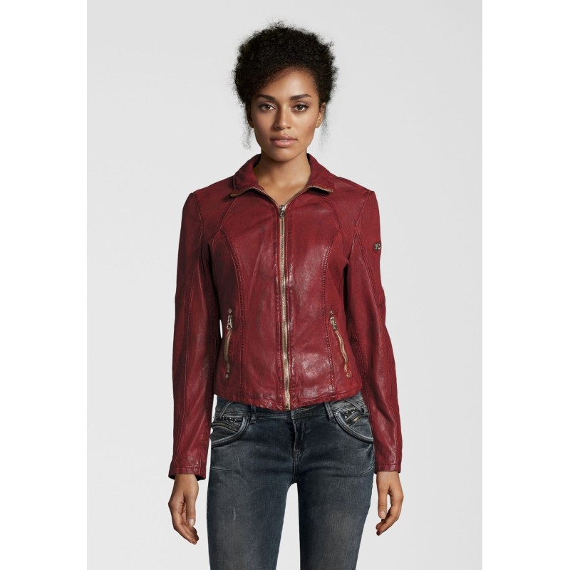 Geaca de Piele Naturala Dama Gipsy Visinie Elya W18 LAWOV – IMBRACAMINTE Geaca de Piele Naturala Dama Gipsy Visinie Elya W18 LAWOV – IMBRACAMINTE