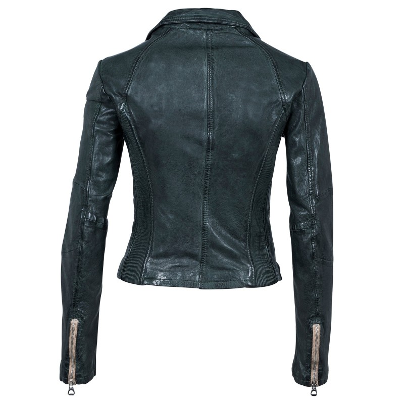 Geaca de Piele Naturala Dama Gipsy Verde Inchis Elya W18 LAWOV – IMBRACAMINTE Geaca de Piele Naturala Dama Gipsy Verde Inchis Elya W18 LAWOV – IMBRACAMINTE