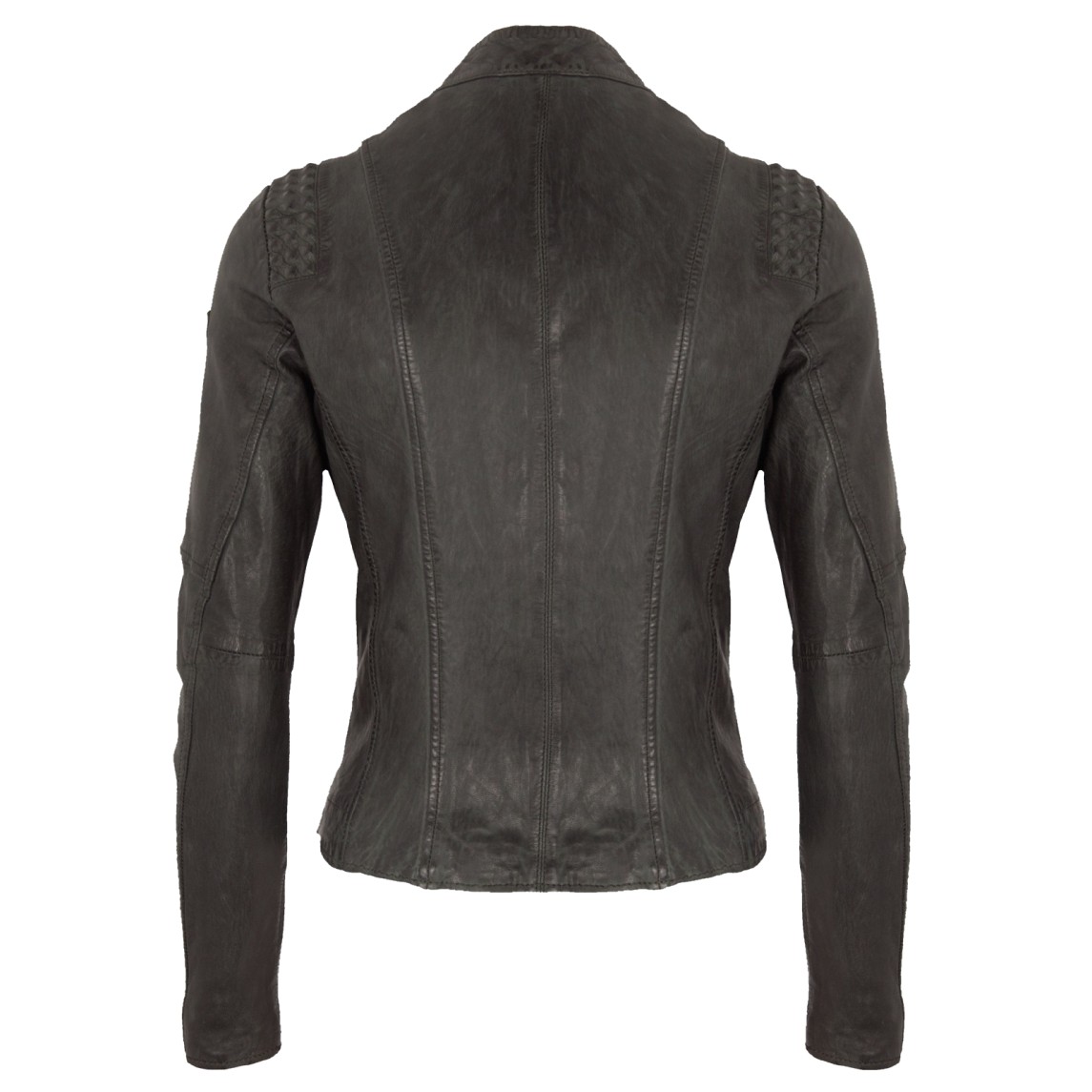 Geaca de Piele Naturala Dama Gipsy Grafit Elyssa LAWOV – Black Friday