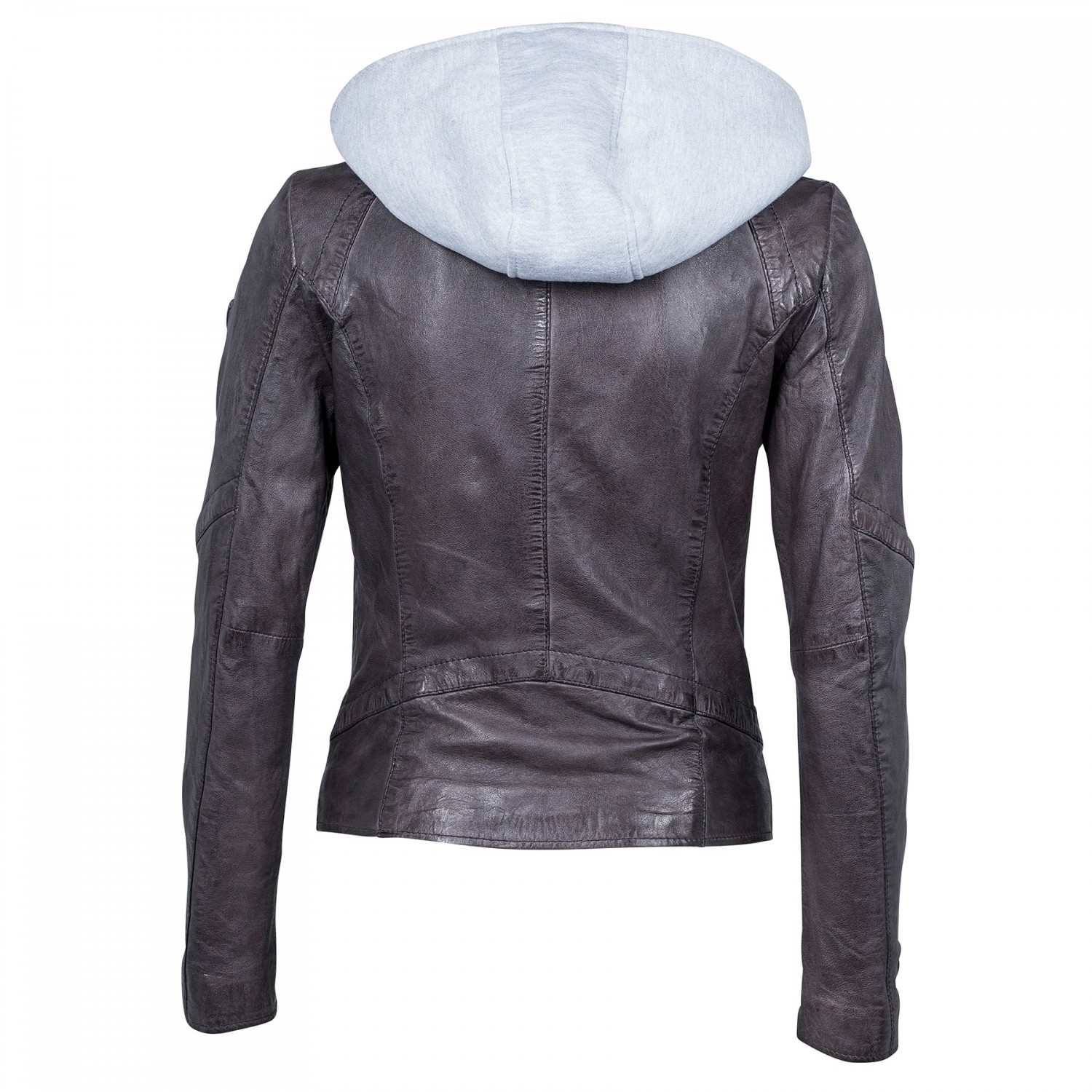 Geaca de Piele Naturala Dama Gipsy Grafit Emmy LANOV – Black Friday