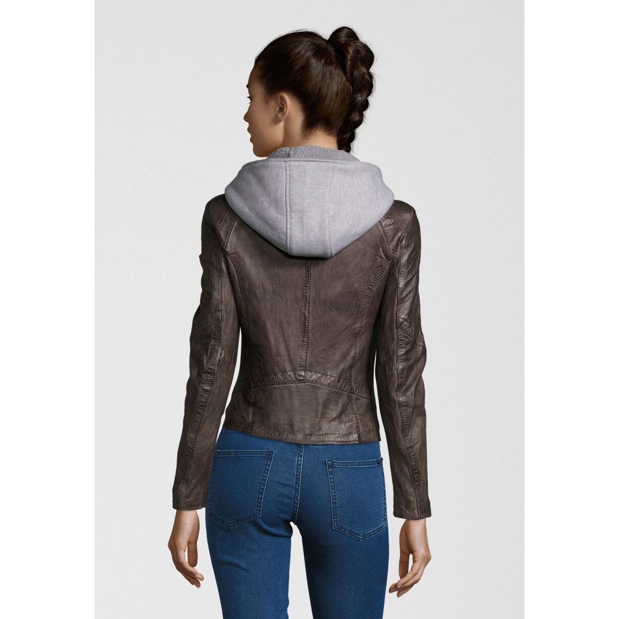 Geaca de Piele Naturala Dama Gipsy Grafit Emmy LANOV – IMBRACAMINTE Geaca de Piele Naturala Dama Gipsy Grafit Emmy LANOV – IMBRACAMINTE