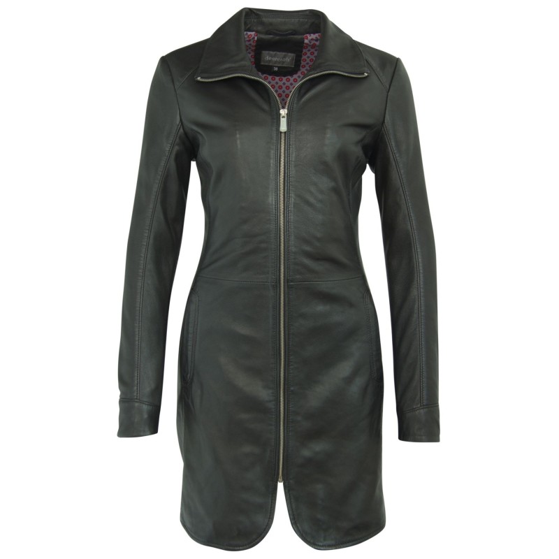 Geaca Lunga de Piele Naturala Dama Gipsy Neagra Eny LGARYV – IMBRACAMINTE Geaca Lunga de Piele Naturala Dama Gipsy Neagra Eny LGARYV – IMBRACAMINTE