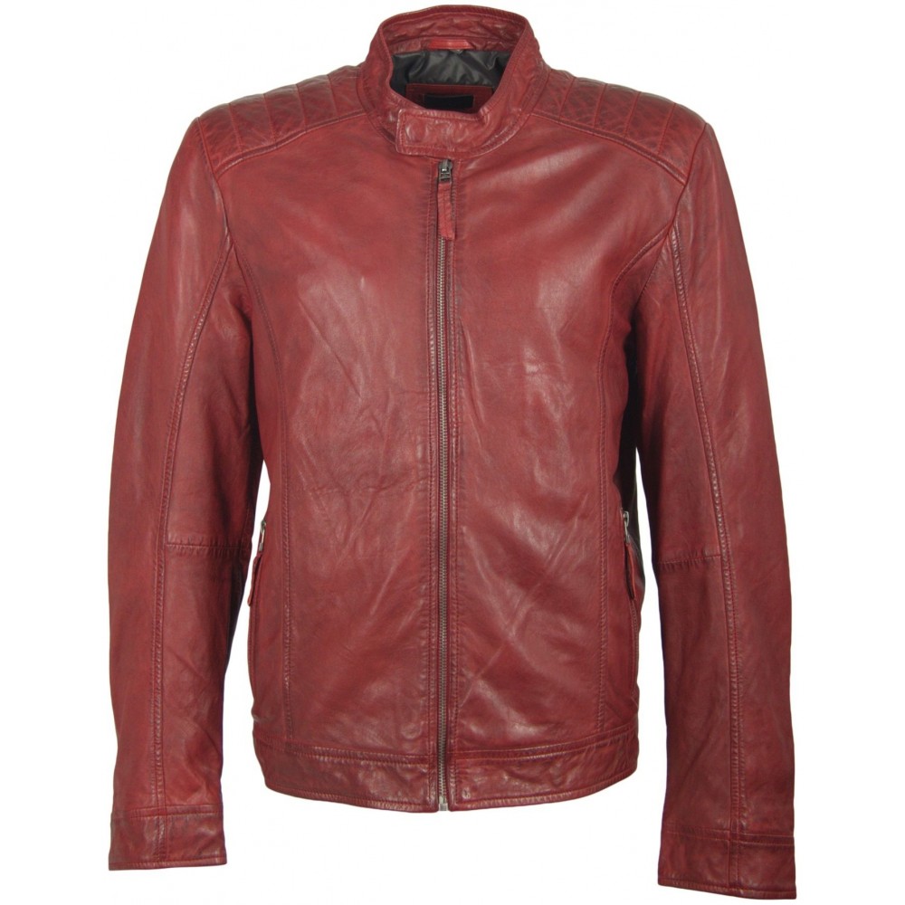 Geaca de Piele Naturala Barbati Gipsy Visinie Eric NSLV Geaca de Piele Naturala Barbati Gipsy Visinie Eric NSLV - readytowear