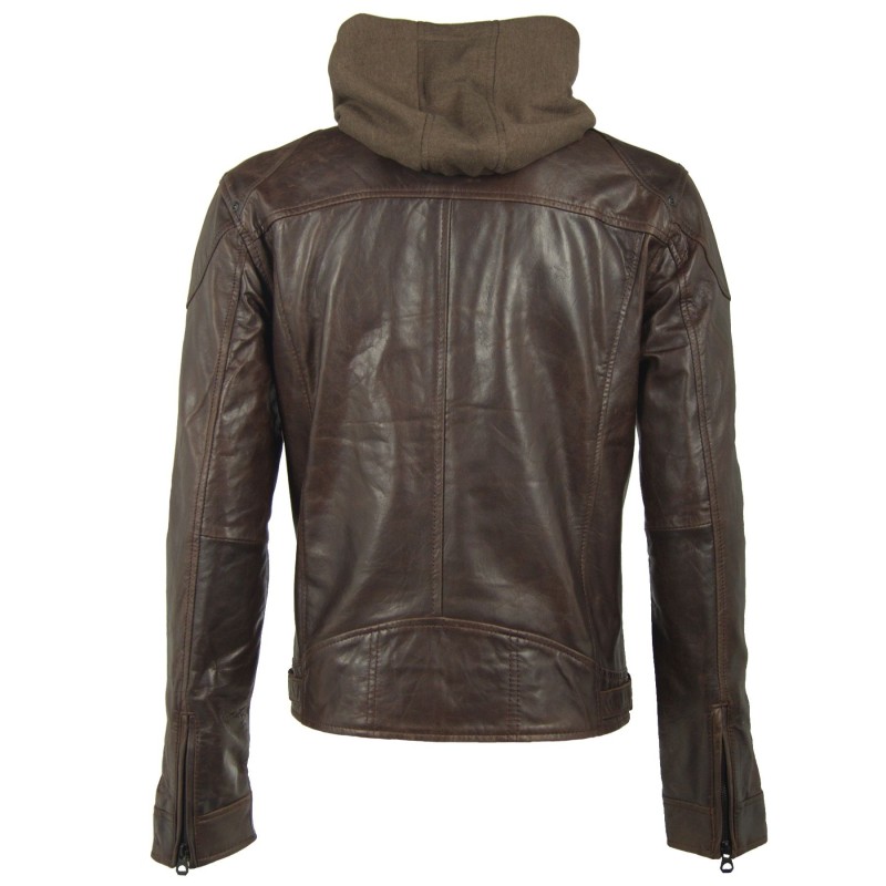 Geaca de Piele Naturala Barbati Gipsy Maro Fido LACRUV – IMBRACAMINTE