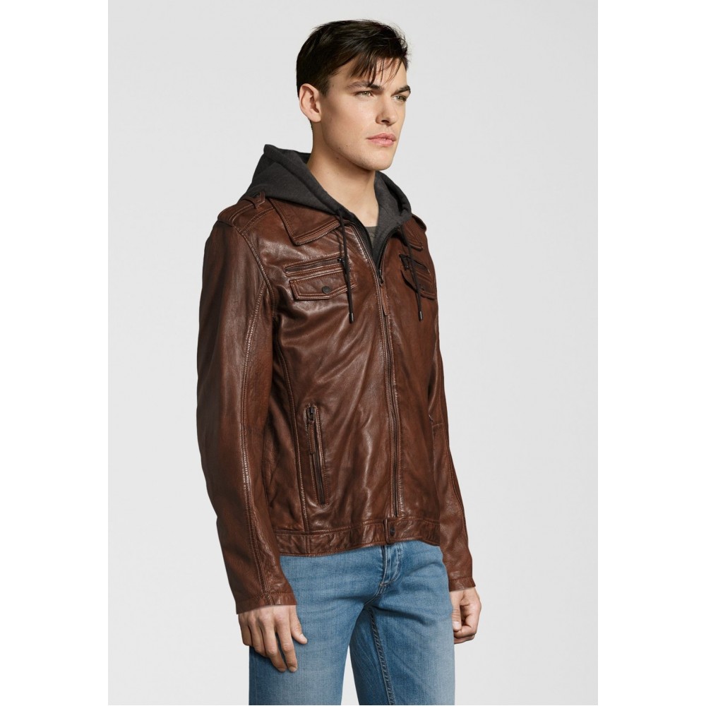 Geaca de Piele Naturala Barbati Gipsy Maro Five NSLV Geaca de Piele Naturala Barbati Gipsy Maro Five NSLV - readytowear.ro