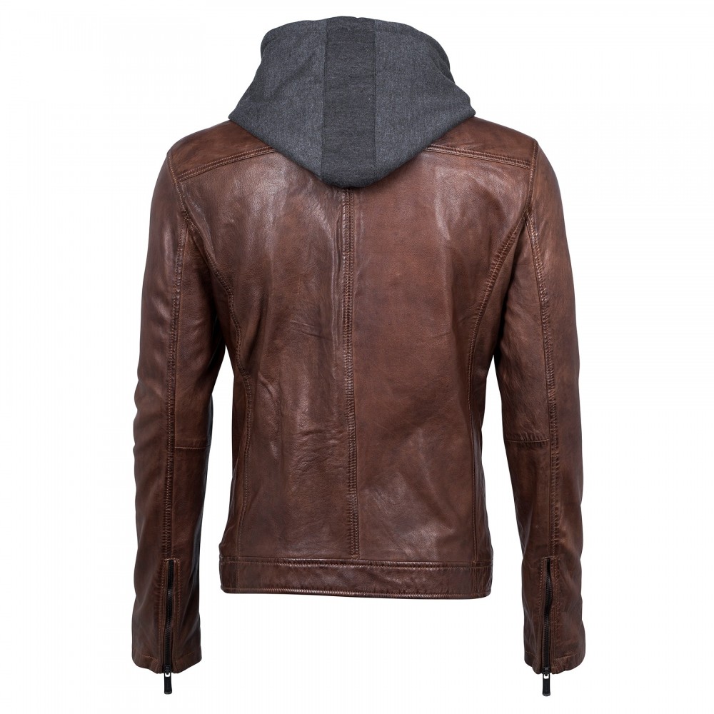 Geaca de Piele Naturala Barbati Gipsy Maro Five NSLV Geaca de Piele Naturala Barbati Gipsy Maro Five NSLV - readytowear.ro