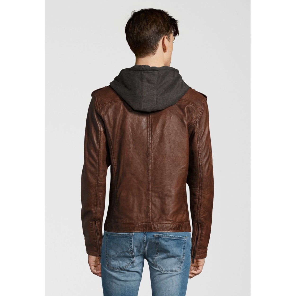 Geaca de Piele Naturala Barbati Gipsy Maro Five NSLV – IMBRACAMINTE