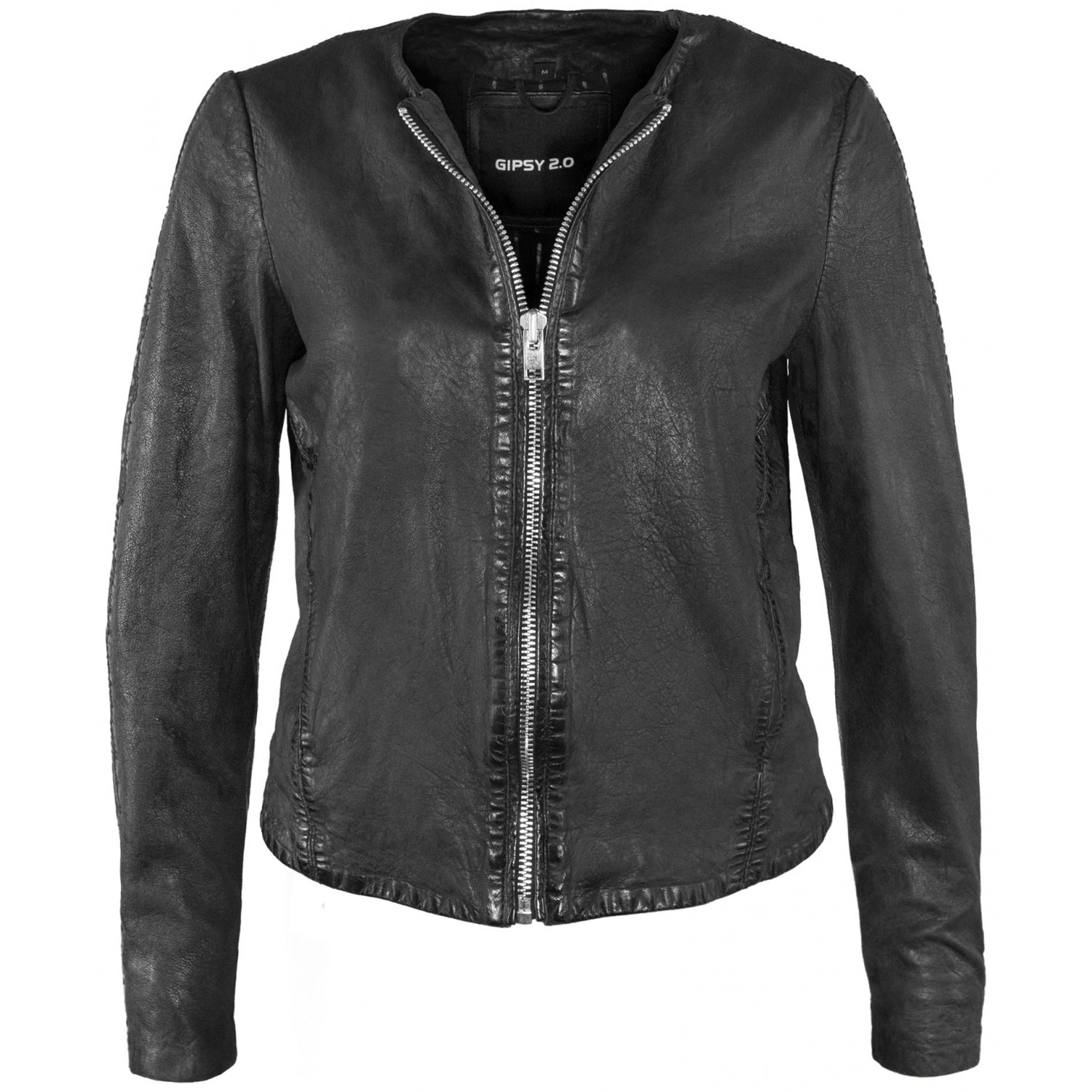 Geaca de Piele Naturala Dama Gipsy Neagra Florin SF LVWW – IMBRACAMINTE