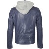 Geaca de Piele Naturala Barbati Gipsy Bleumarin Fog 2 NSLVW - readytowear.ro