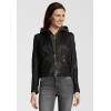Geaca de Piele Naturala Dama Gipsy Neagra Frisby LEGV Geaca de Piele Naturala Dama Gipsy Neagra Frisby LEGV - readytowear.ro