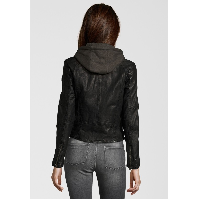 Geaca de Piele Naturala Dama Gipsy Neagra Frisby LEGV – IMBRACAMINTE