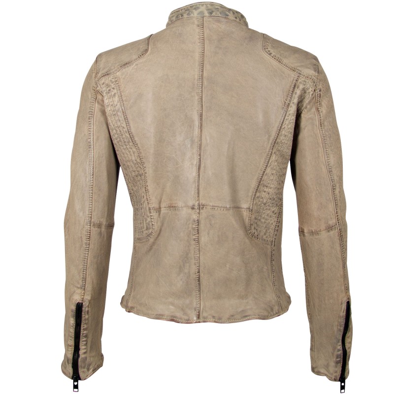 Geaca de Piele Naturala Barbati Gipsy Gri G2BAram SF LATARV – IMBRACAMINTE