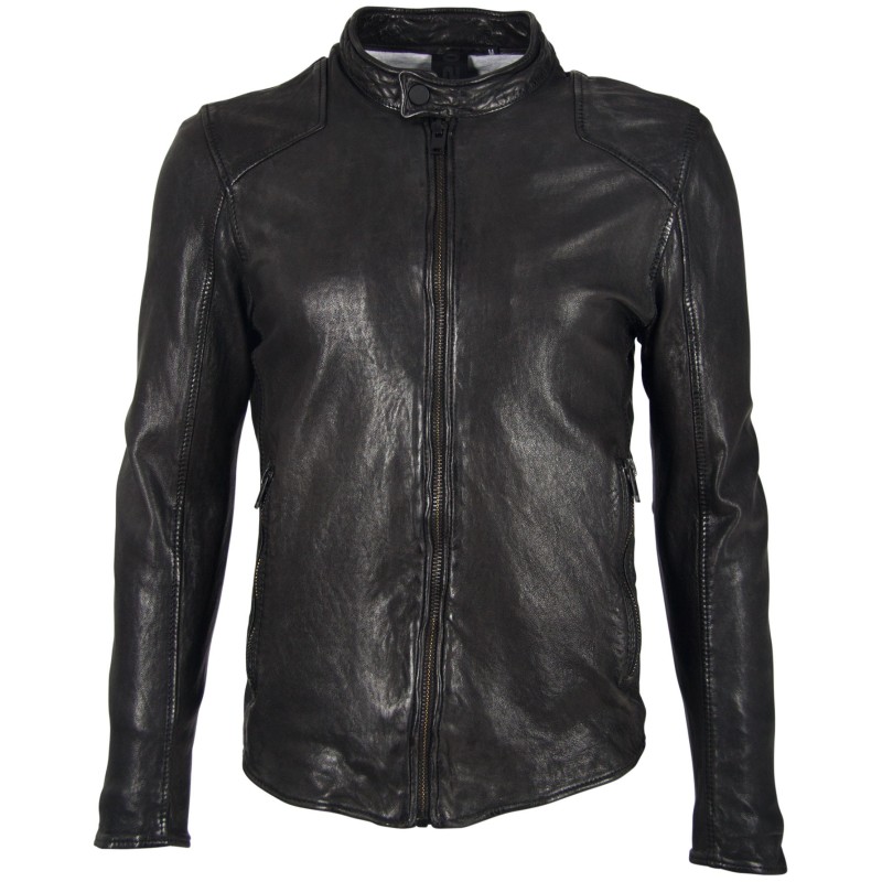 Geaca de Piele Naturala Barbati Gipsy Neagra G2BAram SF LATARV – IMBRACAMINTE