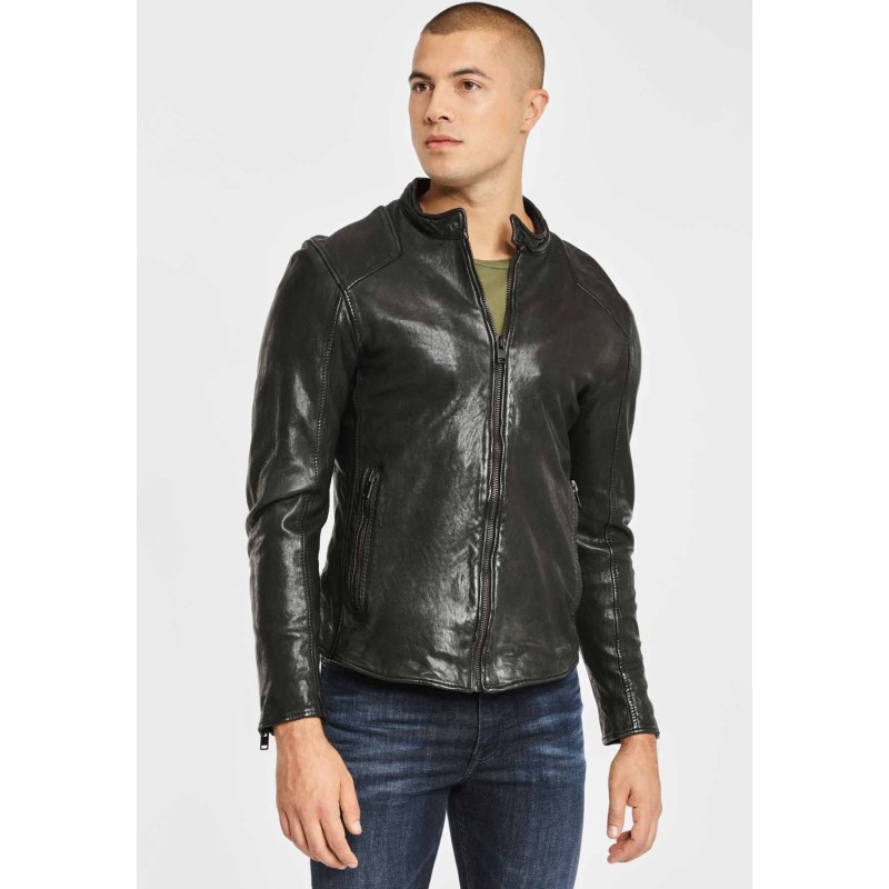 Geaca de Piele Naturala Barbati Gipsy Neagra G2BAram SF LATARV – IMBRACAMINTE