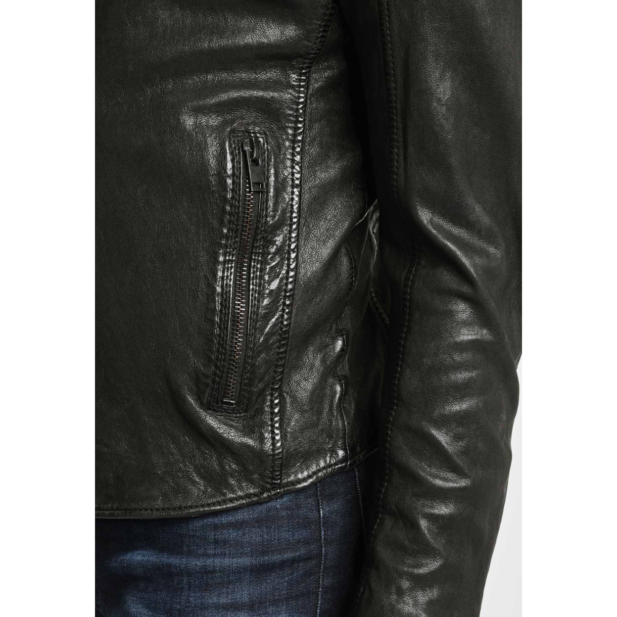 Geaca de Piele Naturala Barbati Gipsy Neagra G2BAram SF LATARV – Black Friday