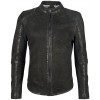 Geaca de Piele Naturala Barbati Gipsy Neagra G2BAram SF LCOUNTV - readytowear.ro