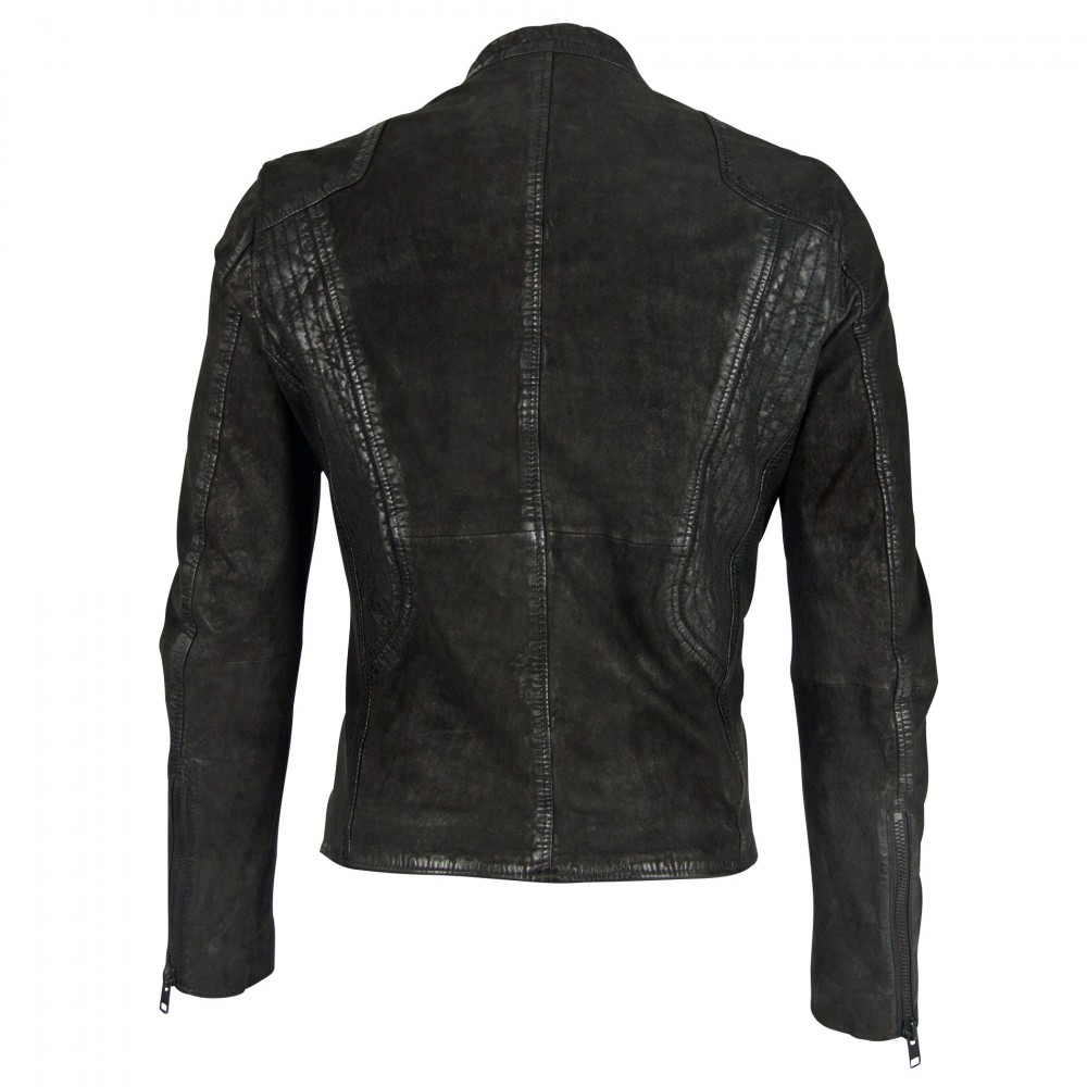 Geaca de Piele Naturala Barbati Gipsy Neagra G2BAram SF LCOUNTV Geaca de Piele Naturala Barbati Gipsy Neagra G2BAram SF LCOUNTV - readytowear.ro