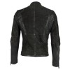 Geaca de Piele Naturala Barbati Gipsy Neagra G2BAram SF LCOUNTV - readytowear.ro