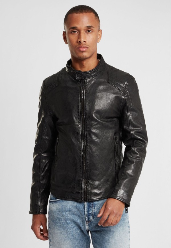 Geaca de Piele Naturala Barbati Gipsy Neagra G2BArim SF LATARV – Black Friday — fotografia 4