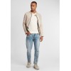 Geaca de Piele Barbati Gipsy Alb Murdar G2BArim SF LATARV geci de piele - readytowear.ro