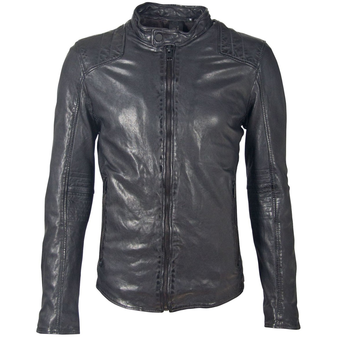 Geaca de Piele Naturala Barbati Gipsy Negru/Bleumarin G2BArro SF LATARV – IMBRACAMINTE