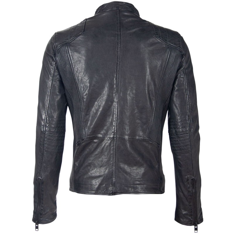 Geaca de Piele Naturala Barbati Gipsy Negru/Bleumarin G2BArro SF LATARV – IMBRACAMINTE Geaca de Piele Naturala Barbati Gipsy Negru/Bleumarin G2BArro SF LATARV – IMBRACAMINTE