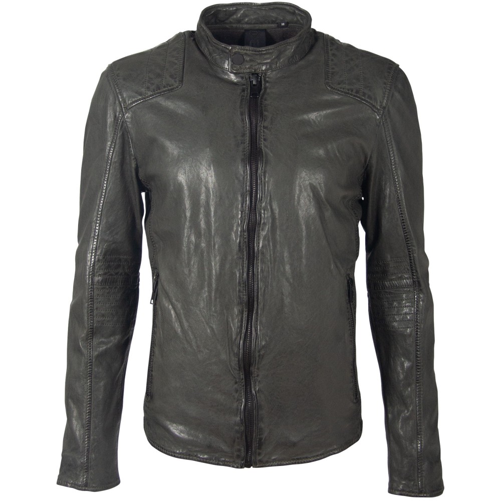 Geaca de Piele Barbati Gipsy Olive G2BArro SF LATARV geci de piele - readytowear.ro