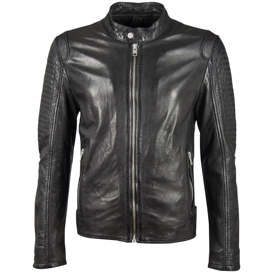 Geaca de Piele Barbati Gipsy Neagra G2BBennyt SF LVW – IMBRACAMINTE