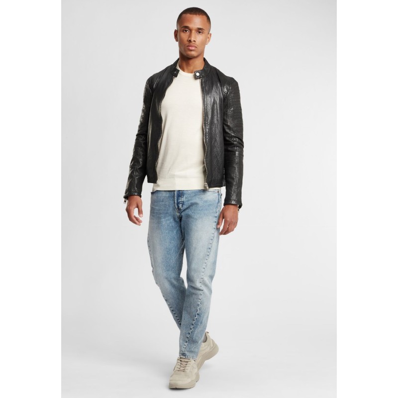 Geaca de Piele Barbati Gipsy Neagra G2BBennyt SF LVW – IMBRACAMINTE