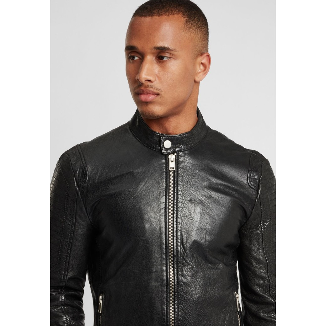 Geaca de Piele Barbati Gipsy Neagra G2BBennyt SF LVW – IMBRACAMINTE