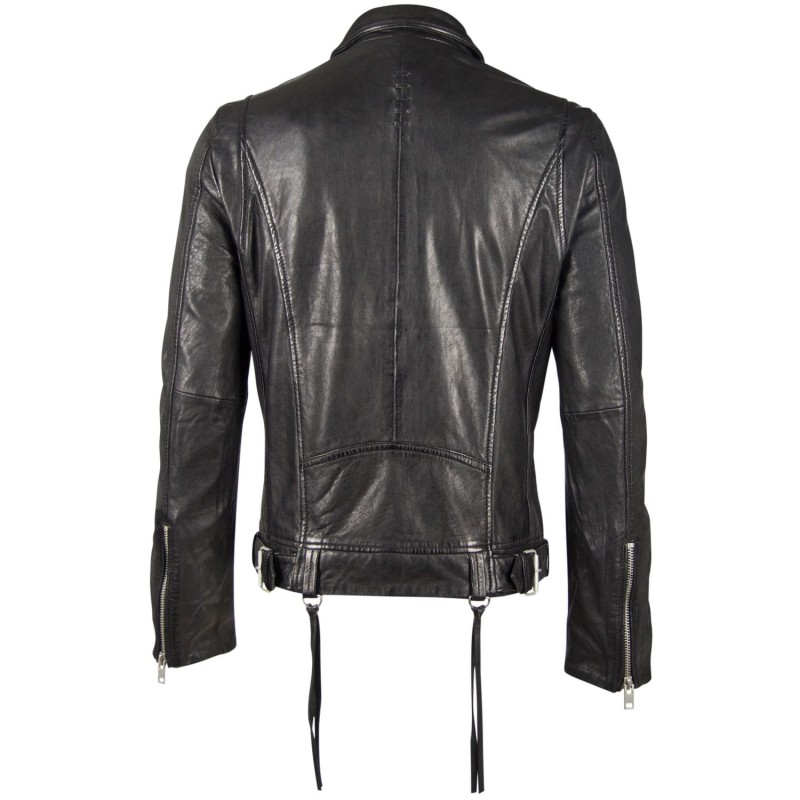 Geaca de Piele Naturala Barbati Gipsy Neagra G2BCarni SF NSLVV – IMBRACAMINTE