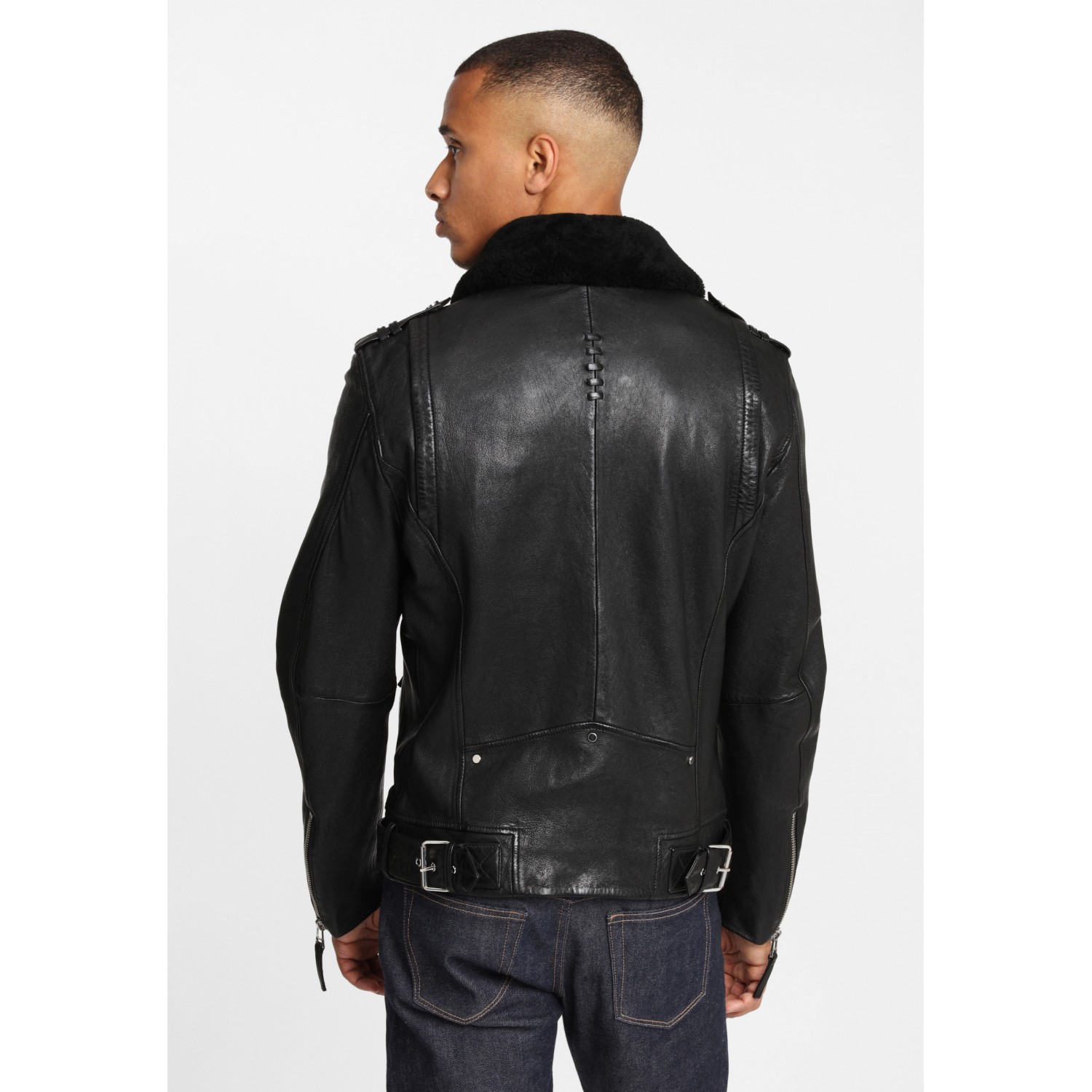 Geaca de Piele Naturala Barbati Gipsy Neagra G2BCrief SF SVAT – IMBRACAMINTE