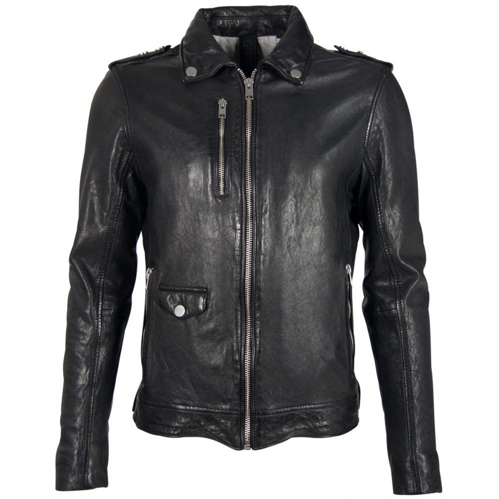 Geaca de Piele Naturala Barbati Gipsy Neagra G2BGerik SF LACAV Geaca de Piele Naturala Barbati Gipsy Neagra G2BGerik SF LACAV - readytowear.ro