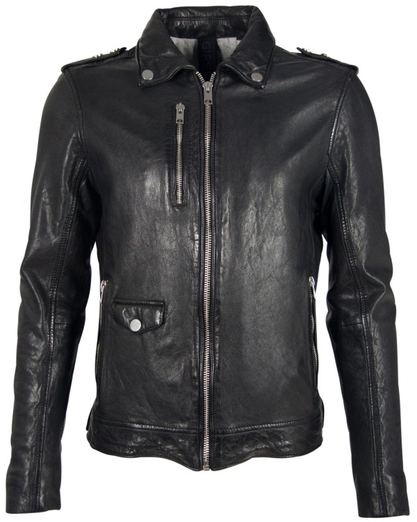 Geaca de Piele Naturala Barbati Gipsy Neagra G2BGerik SF LACAV – IMBRACAMINTE — fotografia 1
