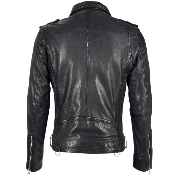 Geaca de Piele Naturala Barbati Gipsy Neagra G2BGerik SF LACAV – IMBRACAMINTE — fotografia 2