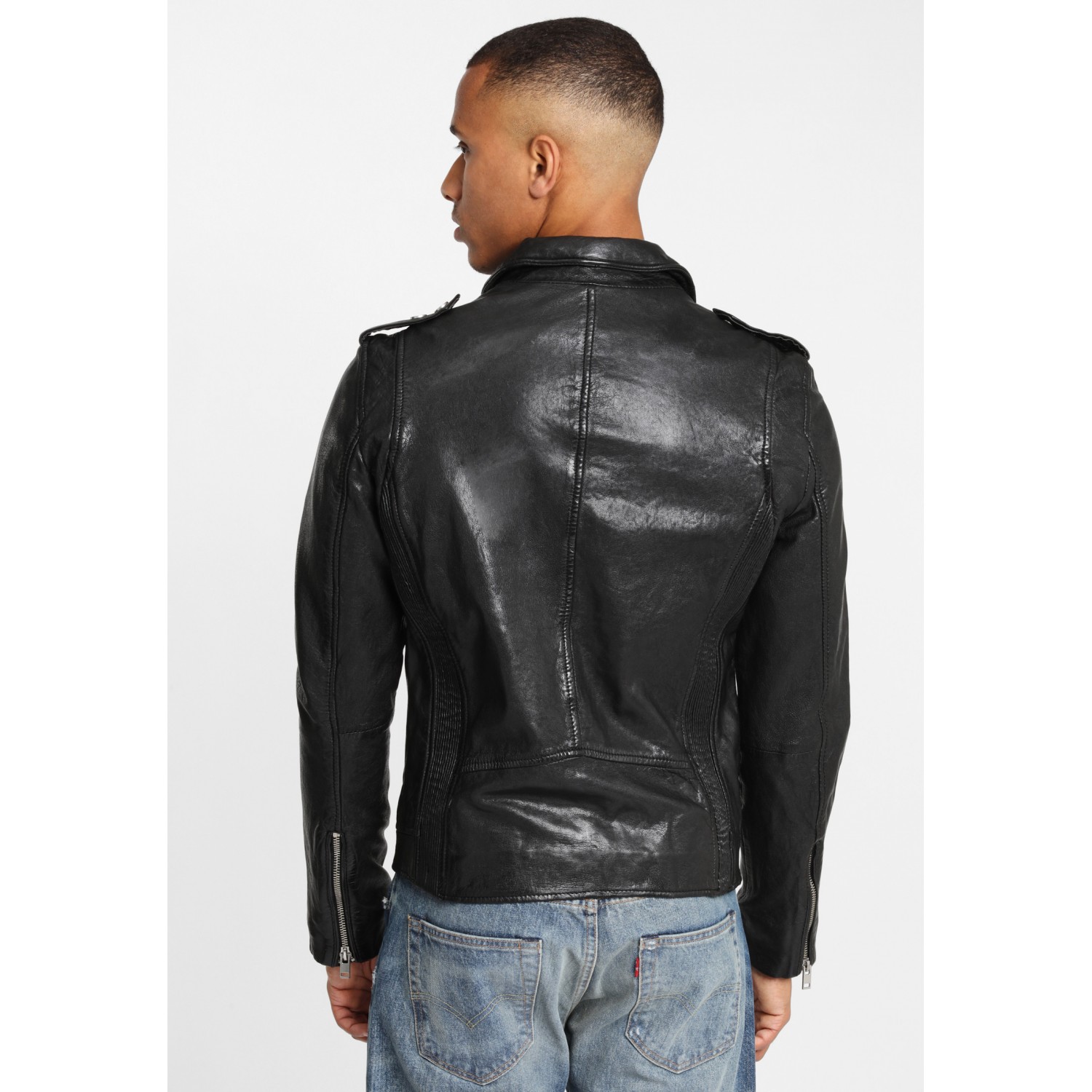 Geaca de Piele Naturala Barbati Gipsy Neagra G2BGilion SF LACAV – IMBRACAMINTE