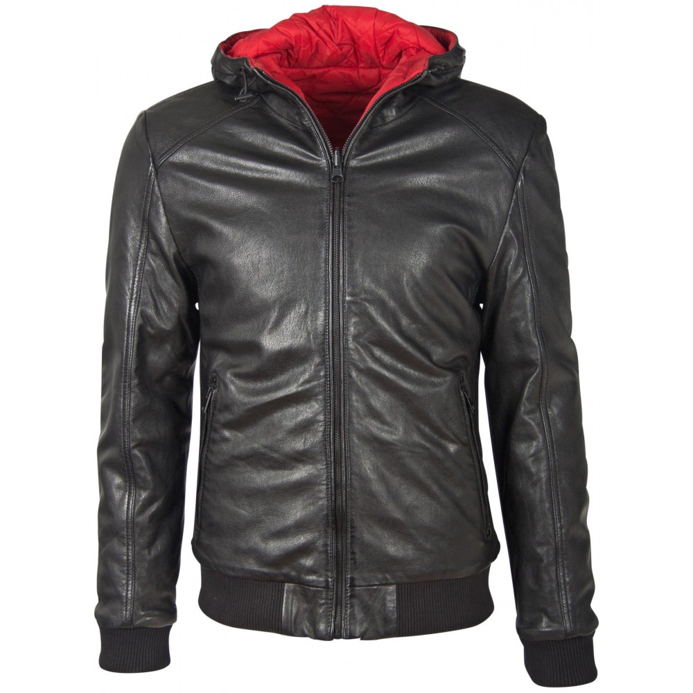 Geaca de Piele Naturala Barbati Gipsy Neagra G2BGraydon SF NSLV W Geaca de Piele Naturala Barbati Gipsy Neagra G2BGraydon SF NSLV W - readytowear