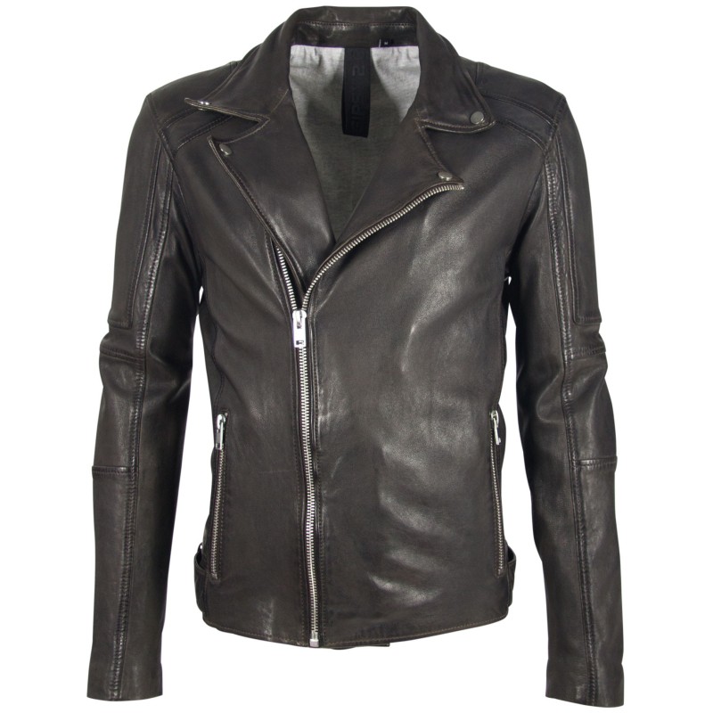 Geaca de Piele Naturala Barbati Gipsy Antracit G2BHylas SF LVTW – IMBRACAMINTE