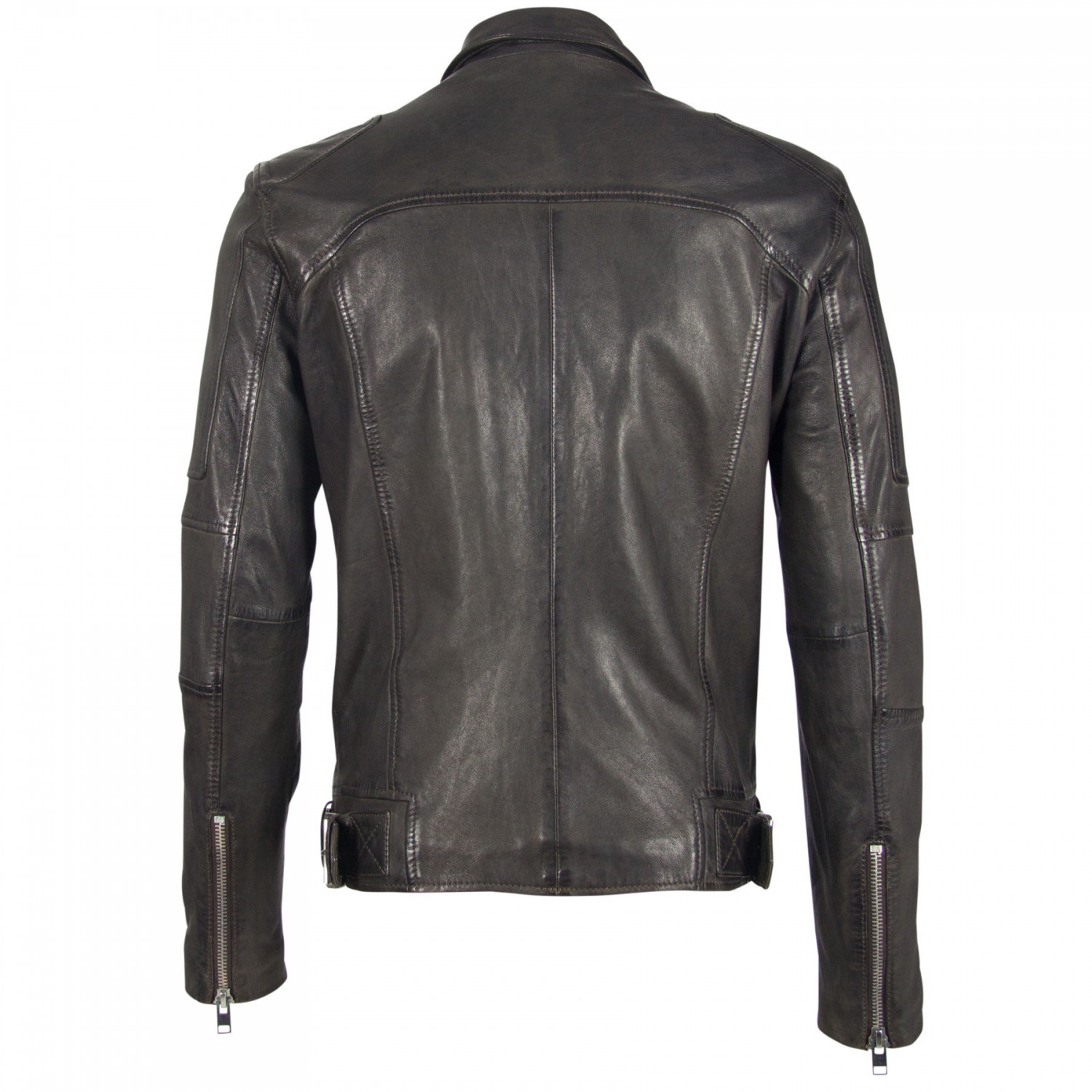 Geaca de Piele Naturala Barbati Gipsy Antracit G2BHylas SF LVTW – IMBRACAMINTE