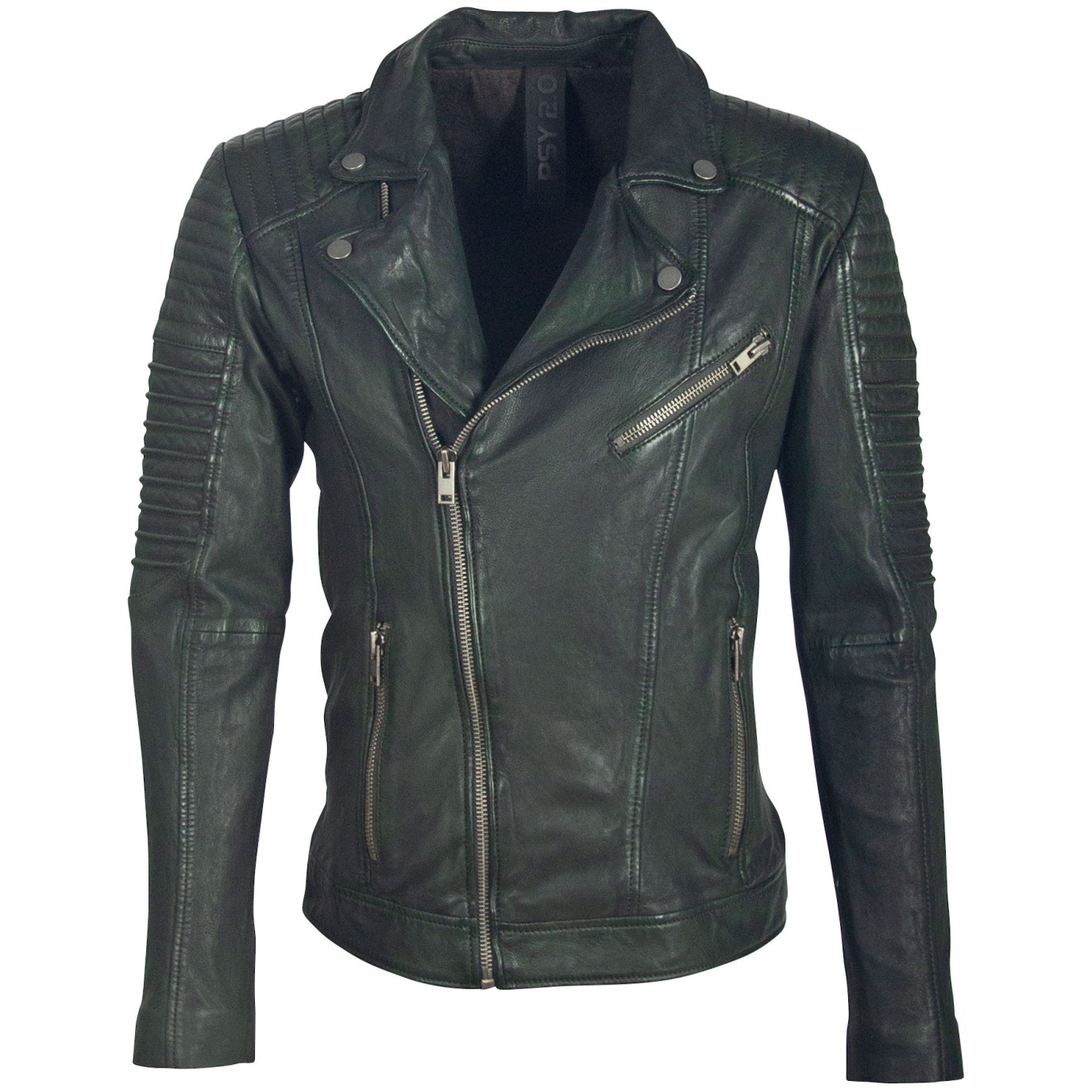 Geaca de Piele Naturala Barbati Gipsy Olive Inchis G2BJordyn SF LAPOV – IMBRACAMINTE