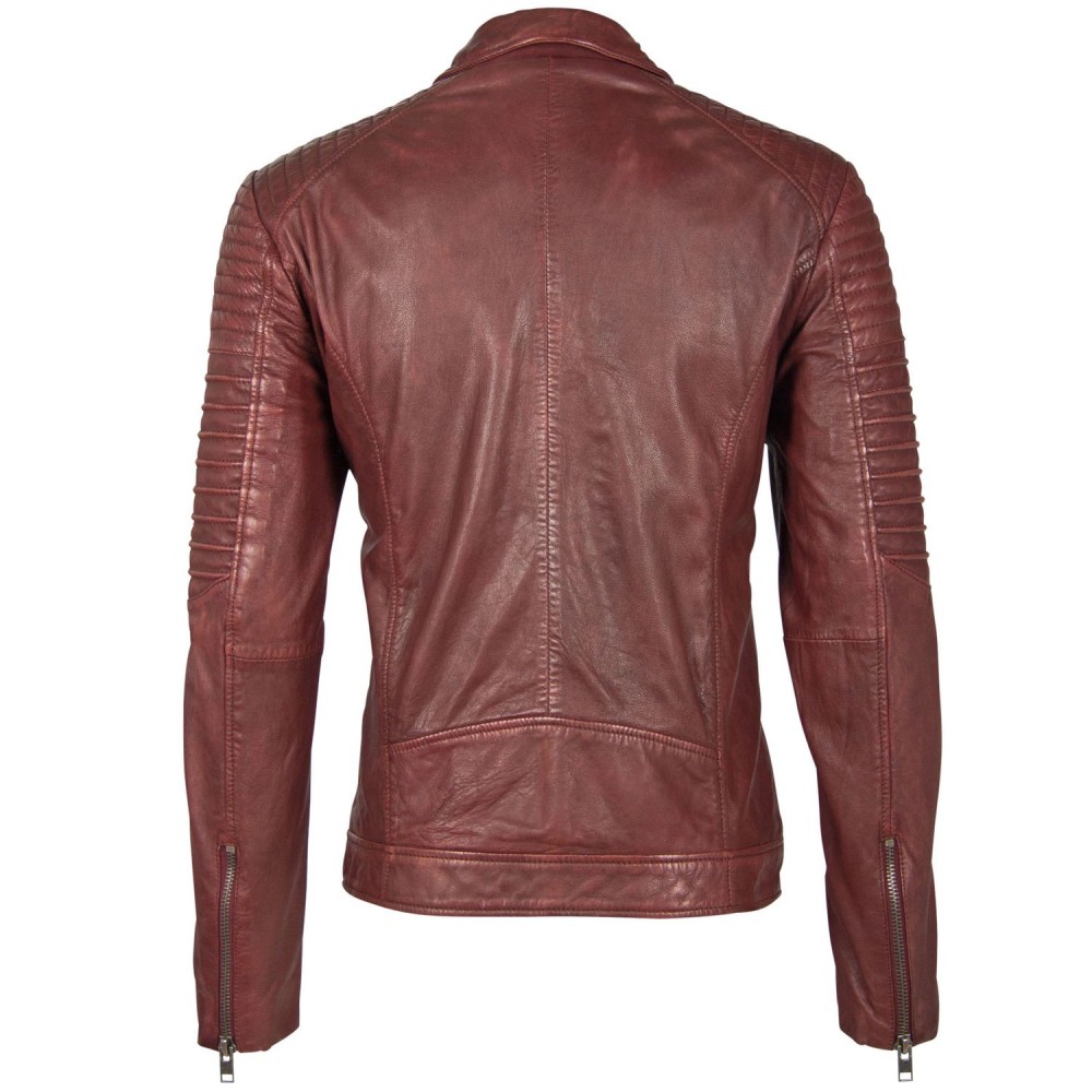 Geaca de Piele Naturala Barbati Gipsy Rosu Inchis G2BJordyn SF LAPOV Geaca de Piele Naturala Barbati Gipsy Rosu Inchis G2BJordyn SF LAPOV - readytowear.ro