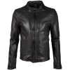 Geaca de Piele Barbati Gipsy Neagra G2BKrain SF LAMAXV - readytowear.ro