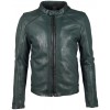 Geaca de Piele Barbati Gipsy Verde Inchis G2BKrain SF LAMAXV - readytowear.ro