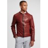 Geaca de Piele Barbati Gipsy Rosu Inchis G2BKrain SF LAMAXV geci de piele - readytowear.ro