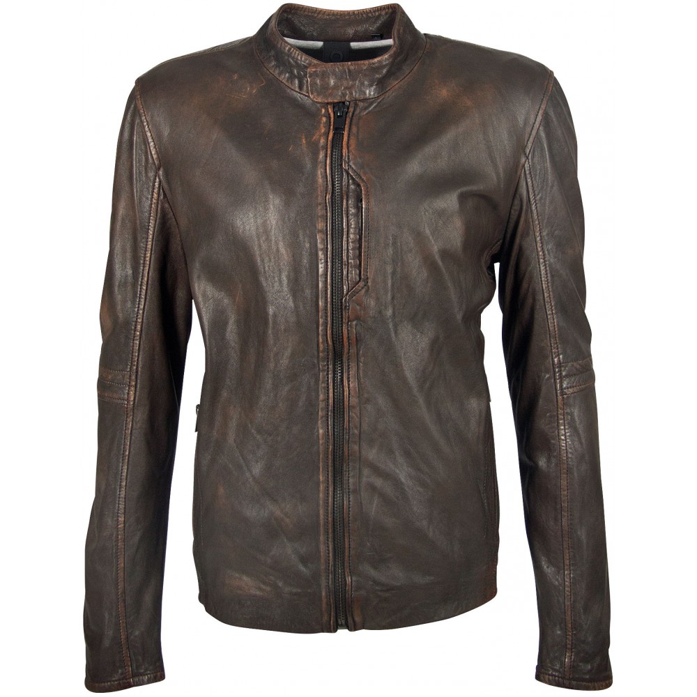 Geaca de Piele Naturala Barbati Gipsy Maro Antic G2BKrios SF NSALV Geaca de Piele Naturala Barbati Gipsy Maro Antic G2BKrios SF NSALV - readytowear
