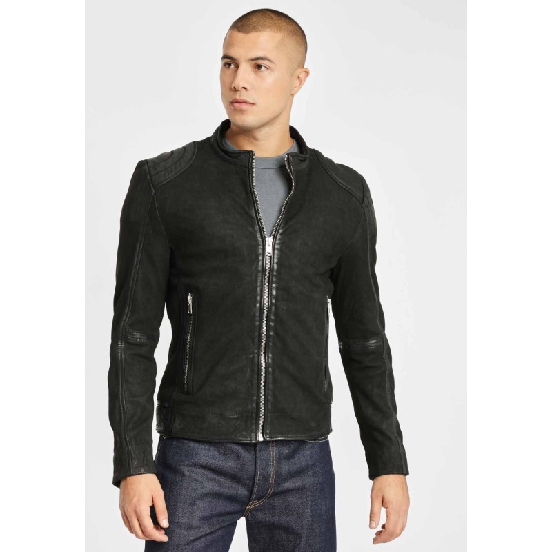 Geaca de Piele Barbati Gipsy Neagra G2BKryn SF LCOUNTV – Black Friday